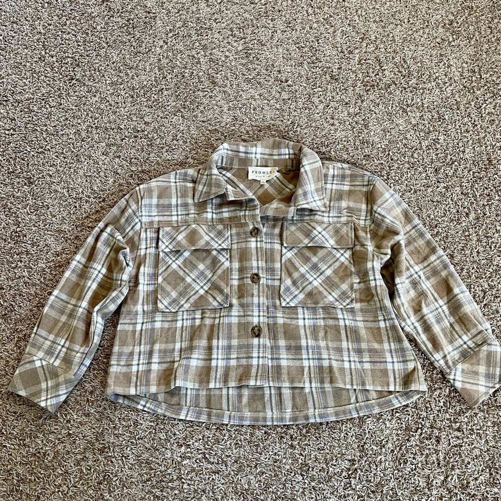 Cropped Shacket - image 1